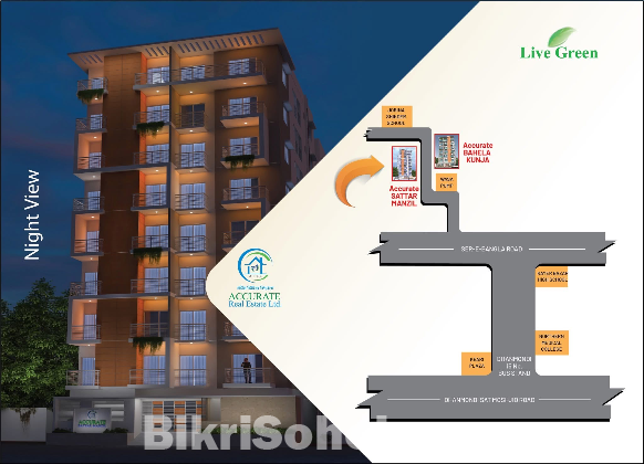 Flat on sell inside Dhanmondi